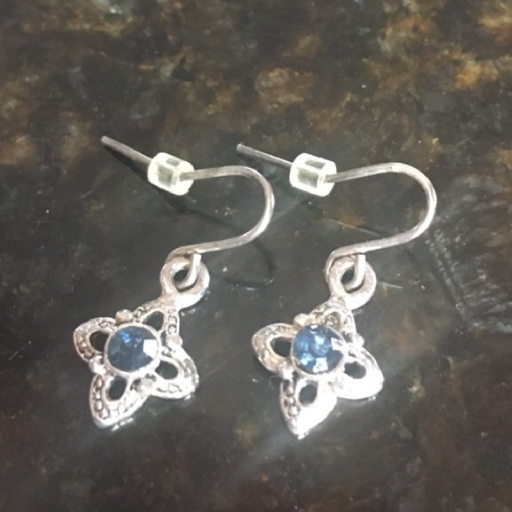 Vintage Swarovski Crystal Romantic Dangle Earrings